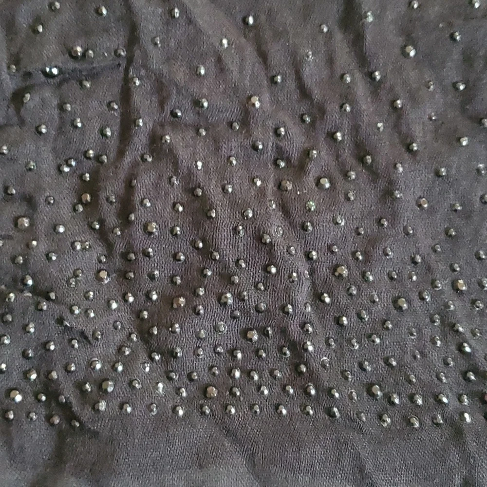 Charming Charlie |Black Gradient  Sparkling Elegant Neutral Scarf/Wrap Shawl XXL